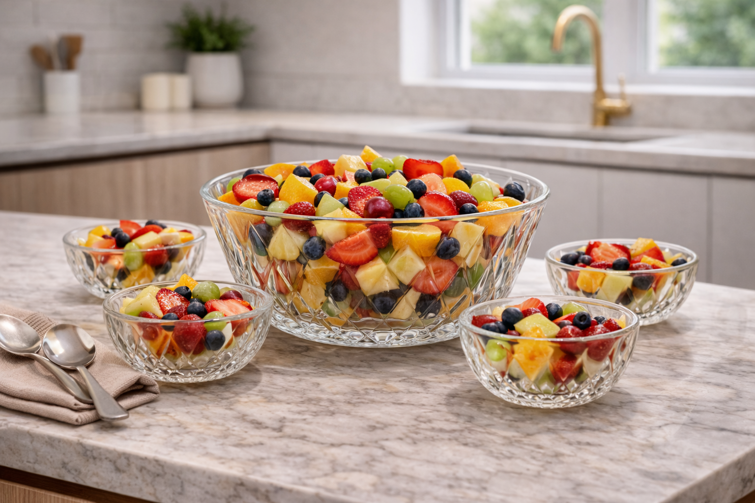 Conjunto de Bowl para Sobremesa – 7 peças